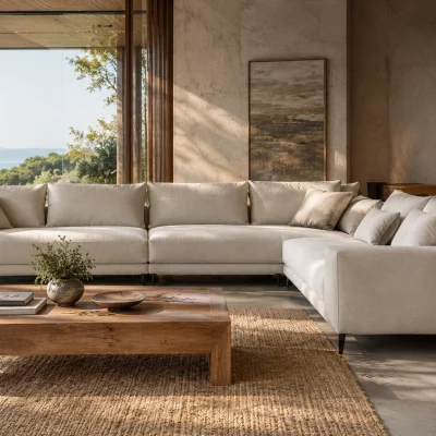 Justin Leather Sofa