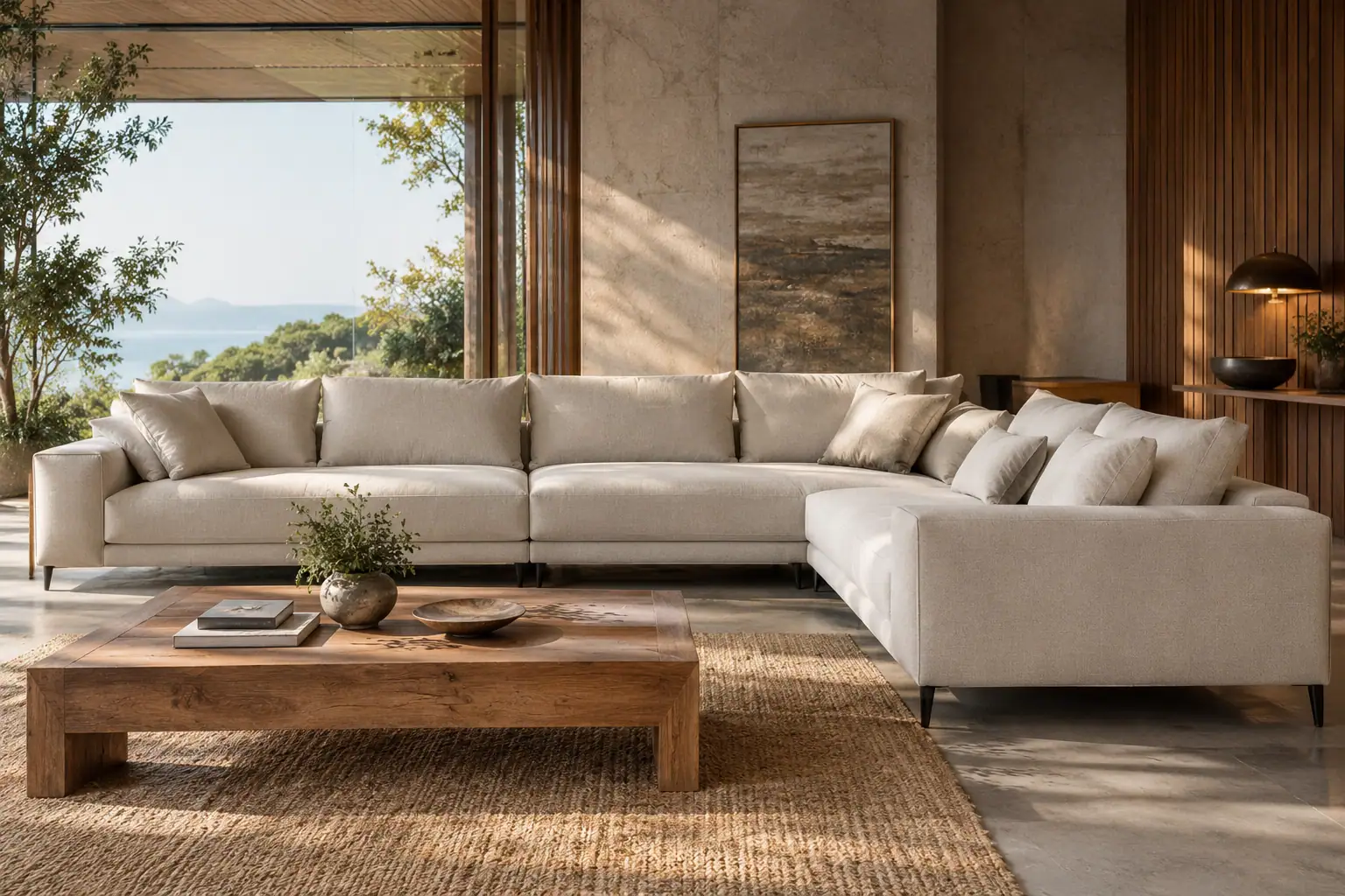 Justin Leather Sofa