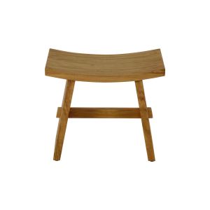 Light Teak Stool