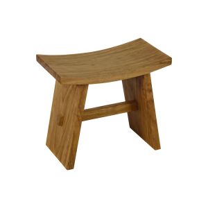 Light Teak Stool
