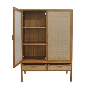 Niki  Teak Wardrobe