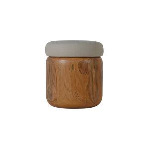 Pebble Teak Stool