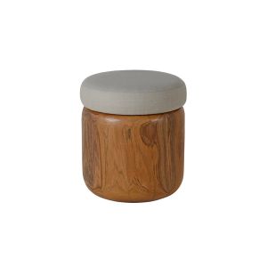 Pebble Teak Stool