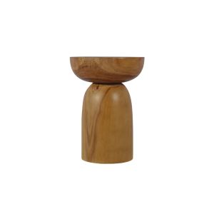 Pagoda Perch Wooden Teak Stool