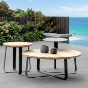 Dena Teak Top Side Table