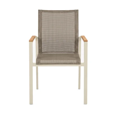 Como Dining Chair Teak Arm