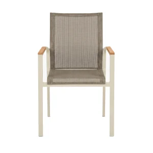 Como Dining Chair Teak Arm