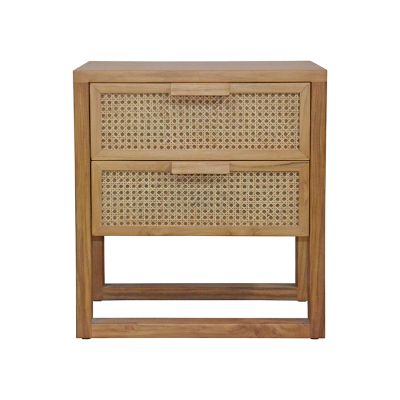 Vienna 2 Drawer Bedside Table