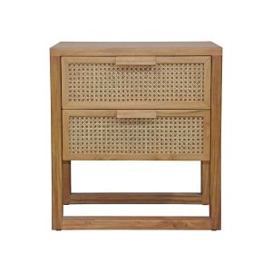 Vienna 2 Drawer Bedside Table
