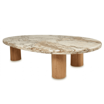 Adina Coffee Table (Stone Top)