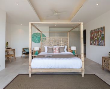 Modern luxury living room featuring premium home interior design in Samui, curated by Oriental Living.