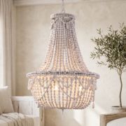 Ivory Cascade Chandelier Lamp
