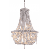 Ivory Cascade Chandelier Lamp