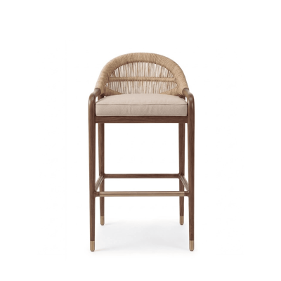 Wooven Arch Bar Stool