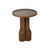 Side Table Solid Teak FUR-04 D50x60 Cm (2)