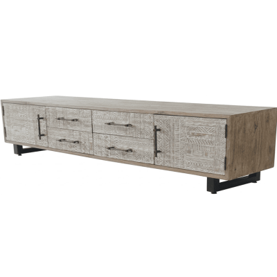 Artisan Carved TV Dresser