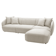 Sapphire Sofa With Stool Set