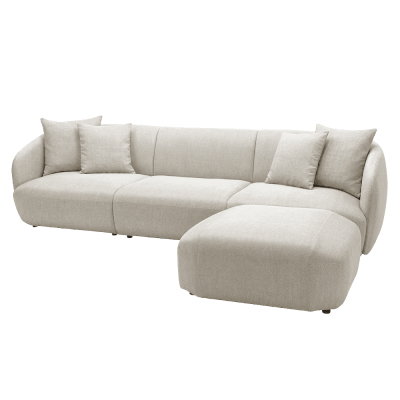 Sapphire Sofa With Stool Set