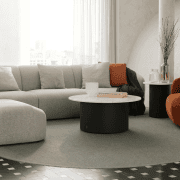 Sapphire Sofa With Stool Set